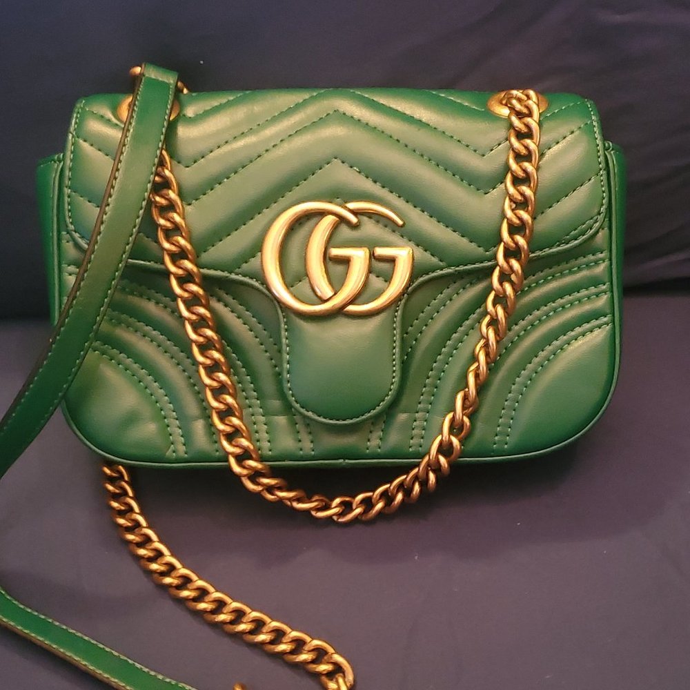 GUCCI MARMONT MATELASSE CROSSBODY BAG